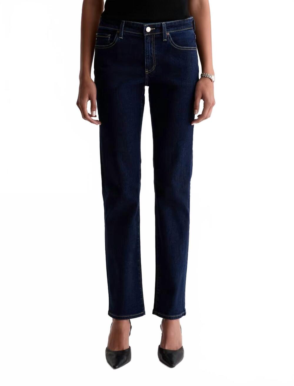NEW AG JEANS sandra low rise fit jeans in modern indigo